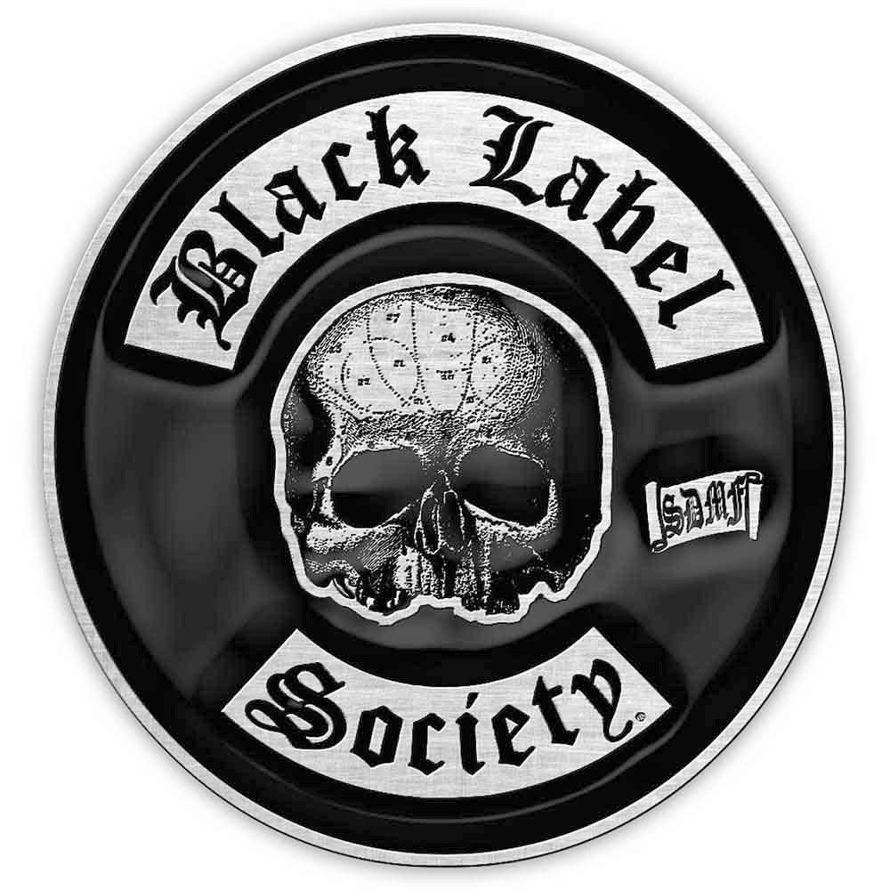 Black Label Society - Society SDMF Button pin - Schwarz/Silberfarben